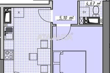 1-room apartment apartment by the address st. Kurortnyy per (area 37,7 m²) - Atlanta.ua - photo 9