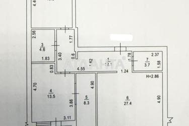 2-rooms apartment apartment by the address st. Mayskiy per (area 84,1 m²) - Atlanta.ua - photo 65