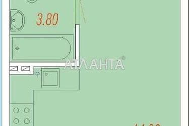 1-room apartment apartment by the address st. Stepovaya (area 20,2 m²) - Atlanta.ua - photo 13