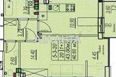 1-room apartment apartment by the address st. Bocharova gen (area 40,6 m²) - Atlanta.ua - photo 9
