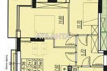 2-кімнатна квартира за адресою вул. Бочарова ген. (площа 57,8 м²) - Atlanta.ua - фото 8