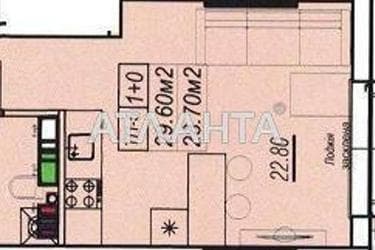 1-кімнатна квартира за адресою вул. Бочарова ген. (площа 28,7 м²) - Atlanta.ua - фото 7