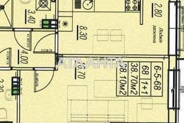 1-кімнатна квартира за адресою вул. Бочарова ген. (площа 38,1 м²) - Atlanta.ua - фото 8