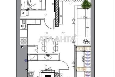 1-room apartment apartment by the address st. Topolinnyy per (area 42 m²) - Atlanta.ua - photo 19