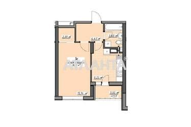 1-room apartment apartment by the address st. Glushko ak pr Dimitrova pr (area 38,2 m²) - Atlanta.ua - photo 10