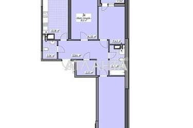 3-rooms apartment apartment by the address st. Glushko ak pr Dimitrova pr (area 85 m²) - Atlanta.ua - photo 7
