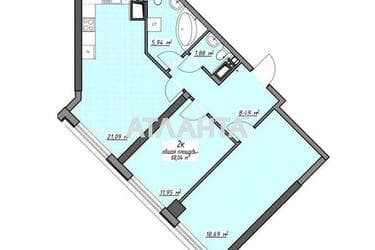 2-rooms apartment apartment by the address st. Glushko ak pr Dimitrova pr (area 68,0 m²) - Atlanta.ua - photo 14