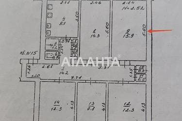 Комунальна квартира за адресою вул. Космонавтів (площа 15,9 м²) - Atlanta.ua - фото 14