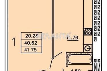 1-room apartment apartment by the address st. Dnepropetrovskaya dor (area 42 m²) - Atlanta.ua - photo 40