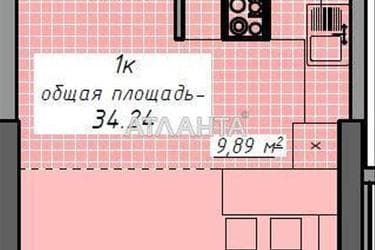 1-room apartment apartment by the address st. Kurortnyy per (area 34,2 m²) - Atlanta.ua - photo 12