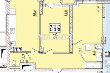2-кімнатна квартира за адресою Овідіопольська дор. (площа 65,4 м²) - Atlanta.ua - фото 9