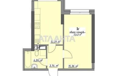 1-room apartment apartment by the address st. Glushko ak pr Dimitrova pr (area 35,4 m²) - Atlanta.ua - photo 21