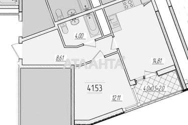 1-room apartment apartment by the address st. Krasnova (area 41,5 m²) - Atlanta.ua - photo 12