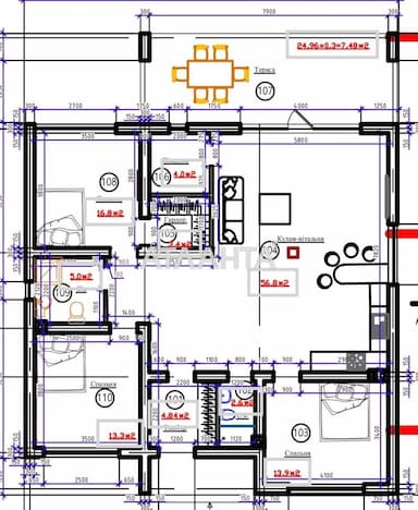 Будинок за адресою вул. Едем (площа 128 м²) - Atlanta.ua - фото 16