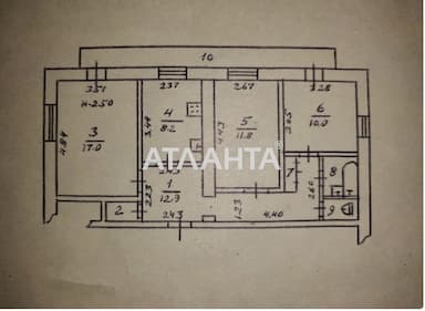 3-комнатная квартира по адресу ул. Ильфа и Петрова (площадь 68,8 м²) - Atlanta.ua - фото 29
