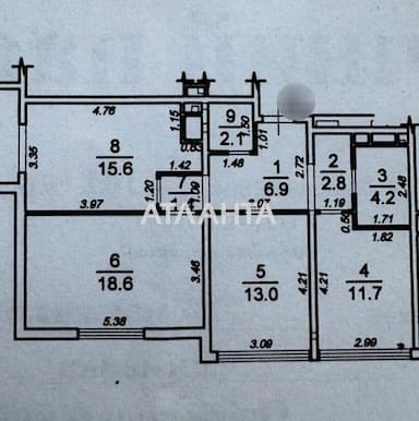 3-кімнатна квартира за адресою вул. Перлинна (площа 80 м²) - Atlanta.ua - фото 22