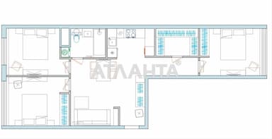3-кімнатна квартира за адресою вул. Перлинна (площа 74,5 м²) - Atlanta.ua - фото 40