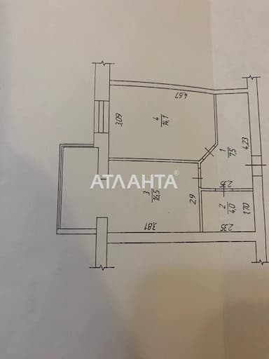 1-кімнатна квартира за адресою вул. Київська (площа 42,1 м²) - Atlanta.ua - фото 18