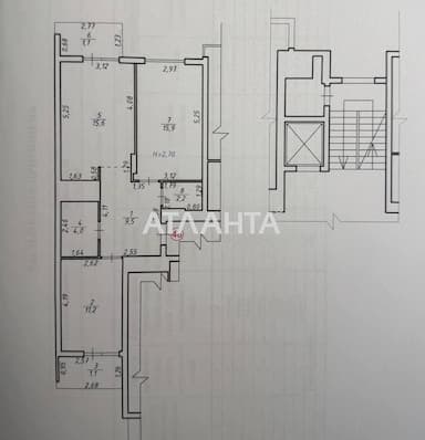 2-rooms apartment apartment by the address st. Lennona Dzh ul (area 60,6 m²) - Atlanta.ua - photo 32