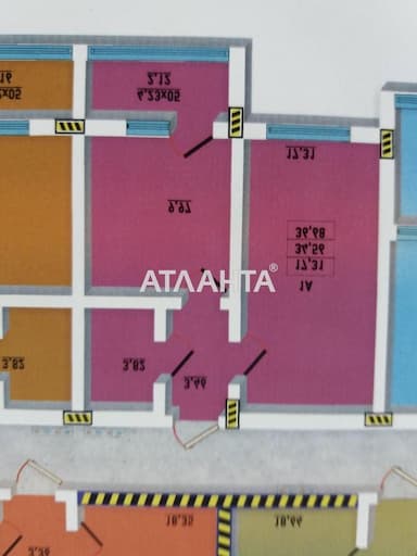 1-комнатная квартира по адресу ул. Гранитная (площадь 36,7 м²) - Atlanta.ua - фото 12