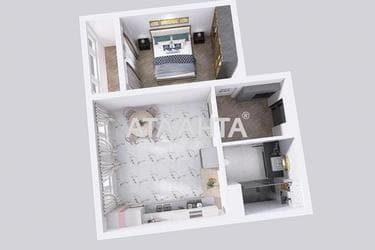 1-комнатная квартира по адресу ул. Жаботинского (площадь 51,3 м²) - фото 30 1-комнатная квартира по адресу ул. Жаботинского (площадь 51,3 м²) - Atlanta.ua - фото 30