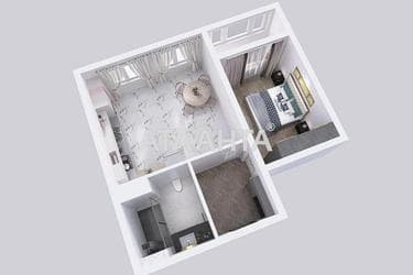 1-комнатная квартира по адресу ул. Жаботинского (площадь 51,3 м²) - фото 31 1-комнатная квартира по адресу ул. Жаботинского (площадь 51,3 м²) - Atlanta.ua - фото 31