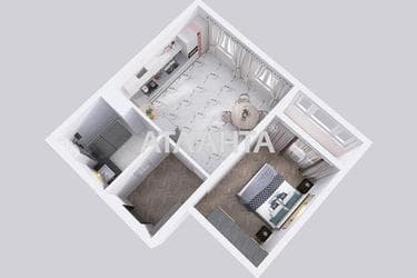 1-комнатная квартира по адресу ул. Жаботинского (площадь 51,3 м²) - фото 32 1-комнатная квартира по адресу ул. Жаботинского (площадь 51,3 м²) - Atlanta.ua - фото 32