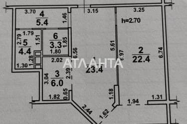 2-комнатная квартира по адресу ул. Франко Ивана (площадь 71,1 м²) - фото 41 2-комнатная квартира по адресу ул. Франко Ивана (площадь 71,1 м²) - Atlanta.ua - фото 41